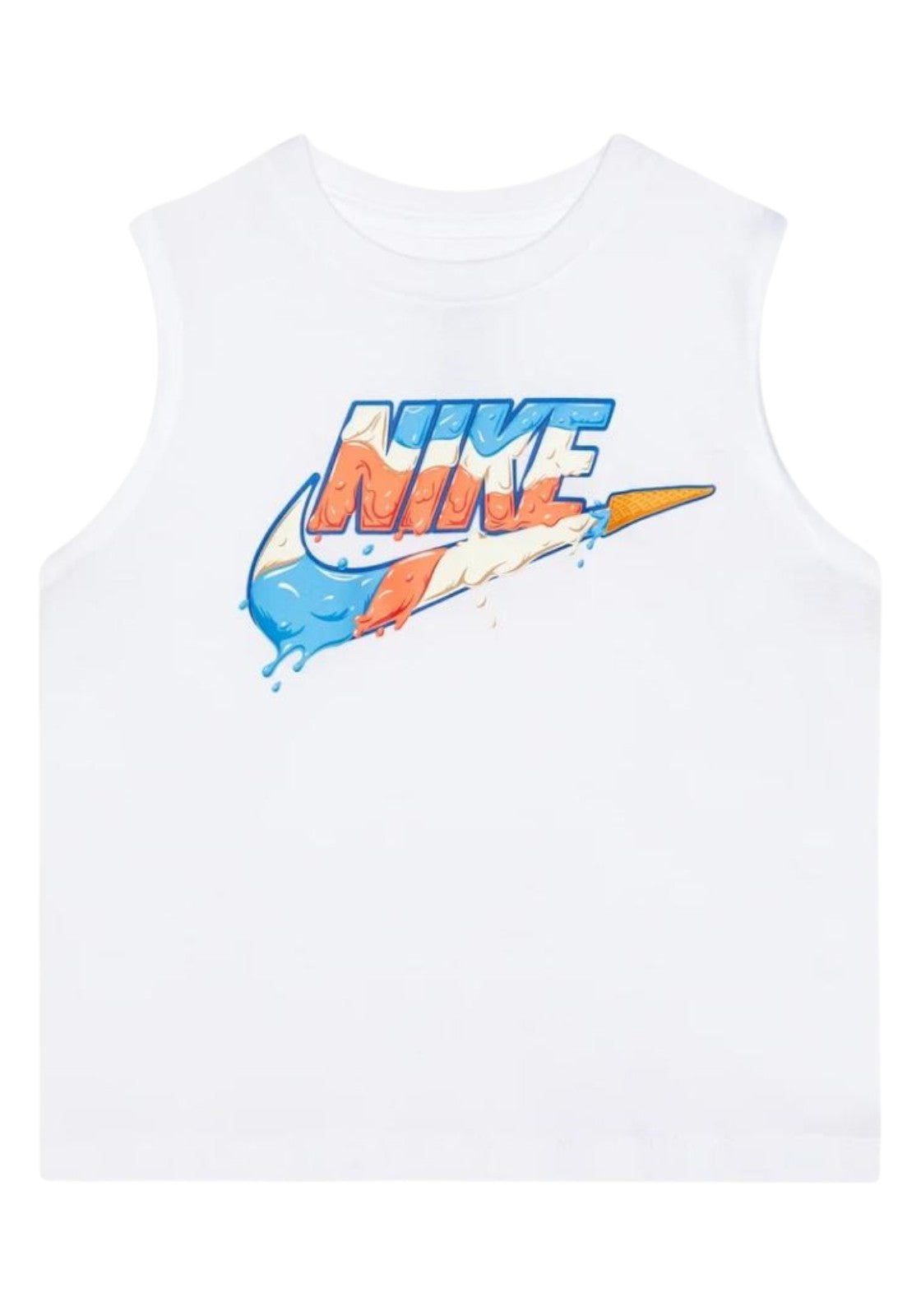 T-SHIRT E CANOTTE Bianco/celeste Nike