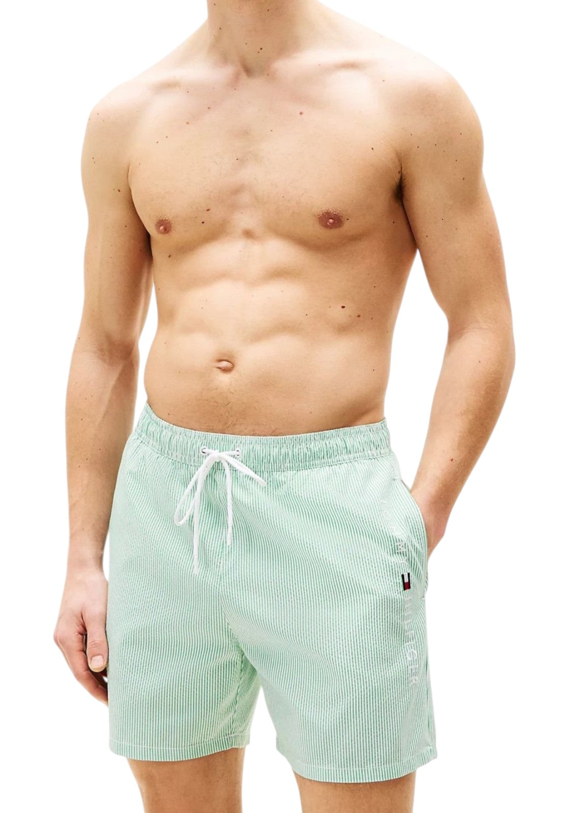 COSTUMI Verde/bianco Tommy Hilfiger
