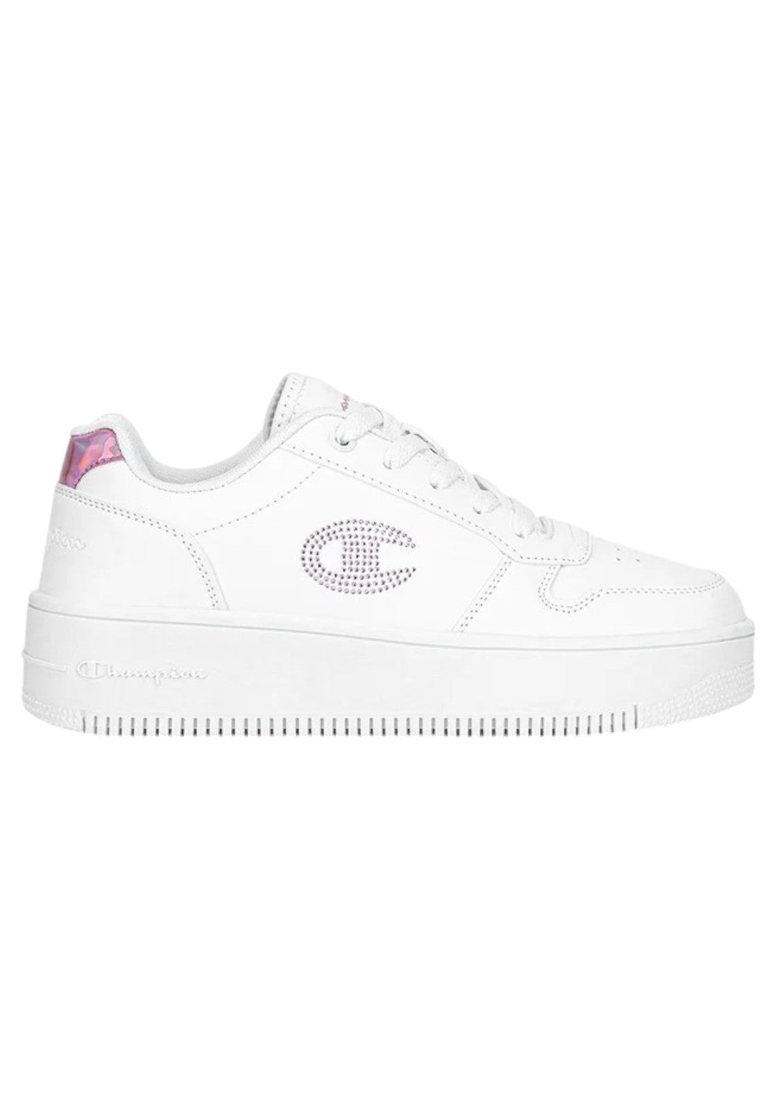 SCARPE Bianco/fucsia Champion
