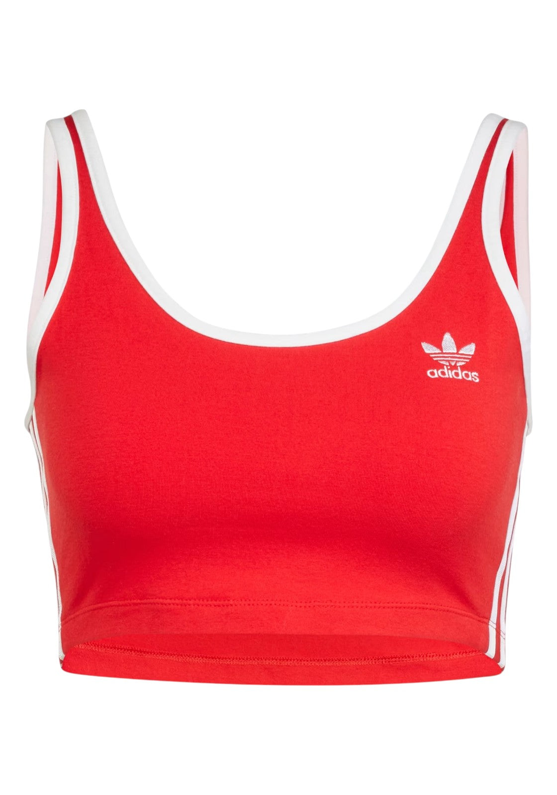 TOP PALESTRA Rosso/bianco Adidas Originals