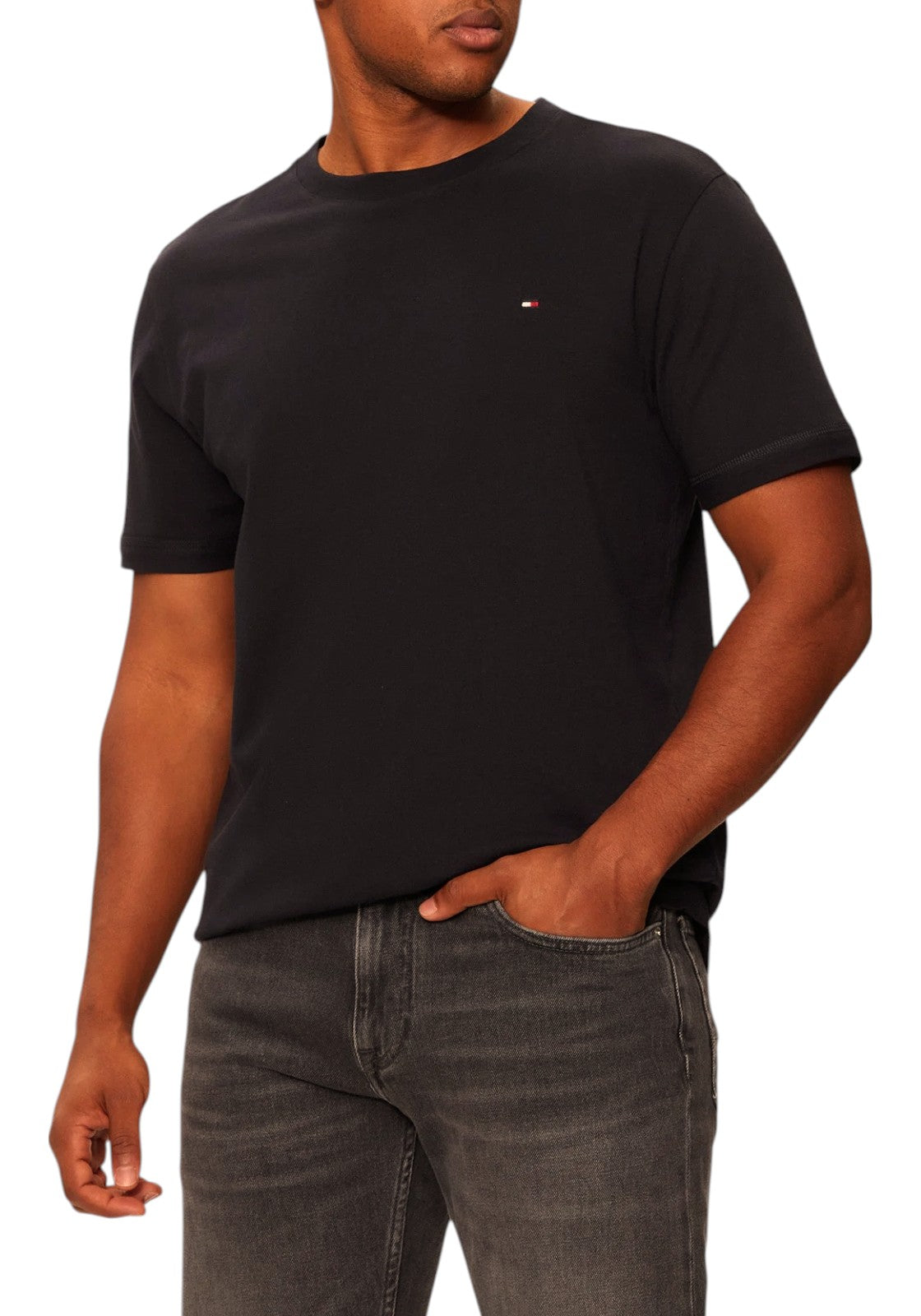 T-SHIRT E CANOTTE Nero Tommy Hilfiger