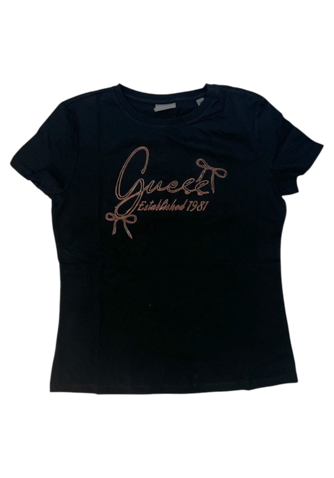T-SHIRT E CANOTTE Nero/rosa Guess