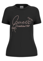 T-SHIRT E CANOTTE Nero/rosa Guess