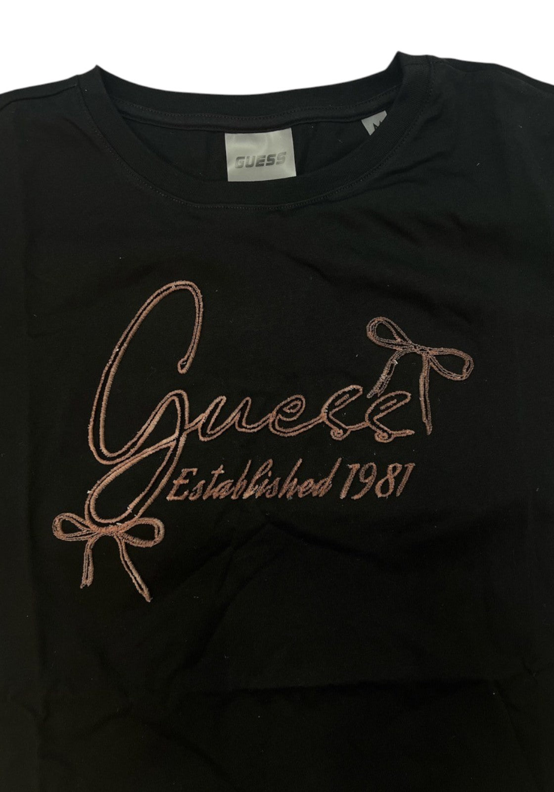 T-SHIRT E CANOTTE Nero/rosa Guess