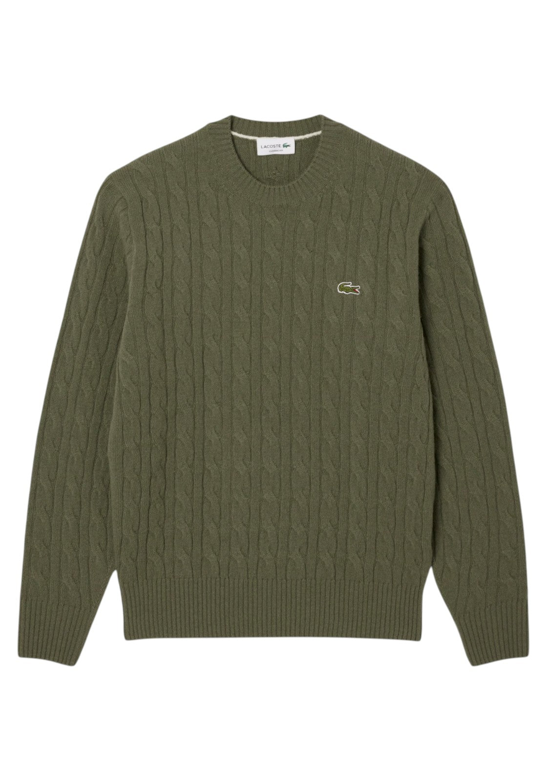 MAGLIONI E POLO Verde Militare Lacoste
