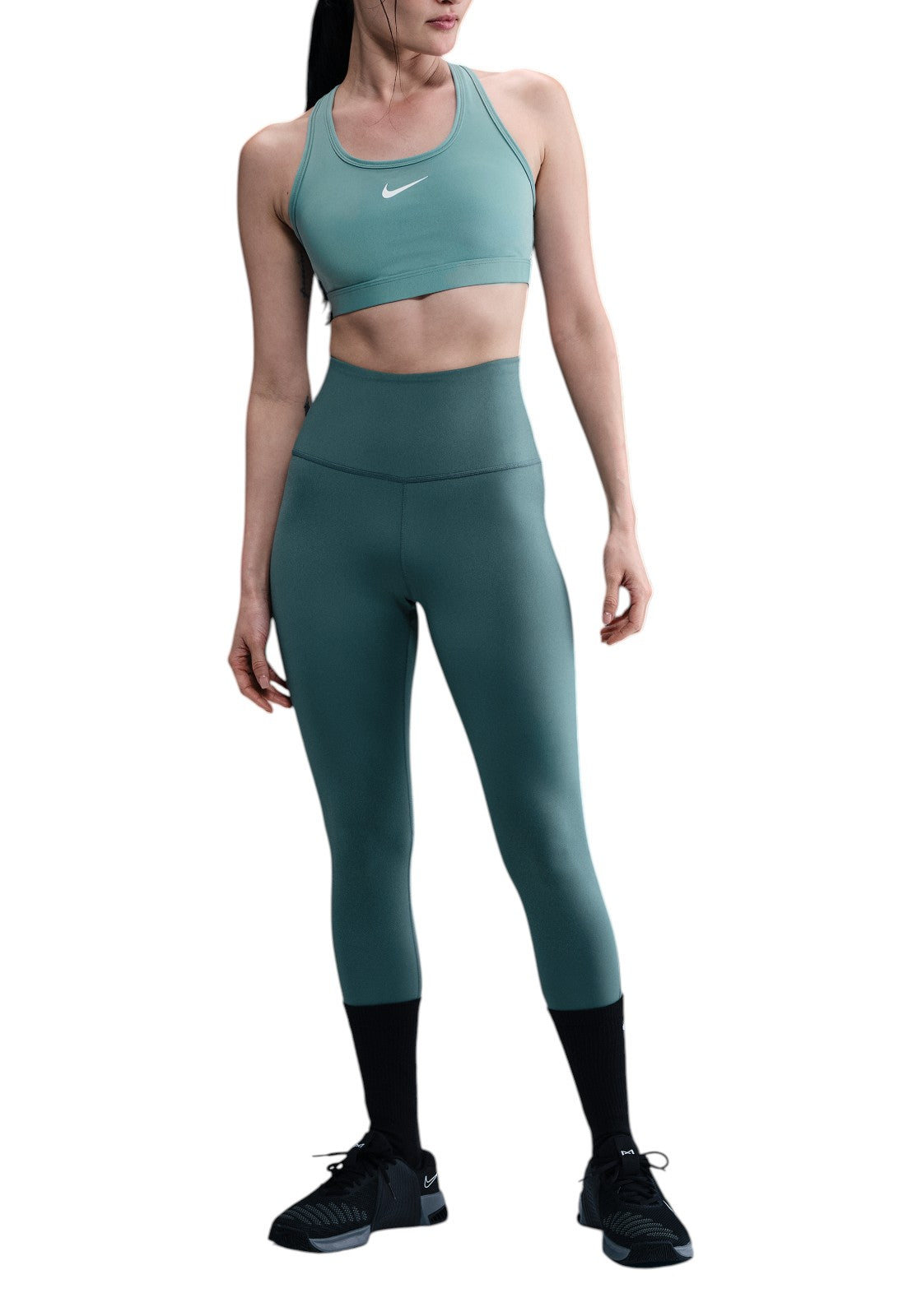 TOP PALESTRA Verde Salvia Nike