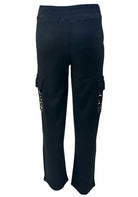 PANTALONI Nero/argento Cafenoir