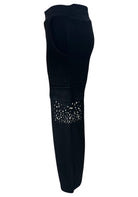 PANTALONI Nero/argento Cafenoir