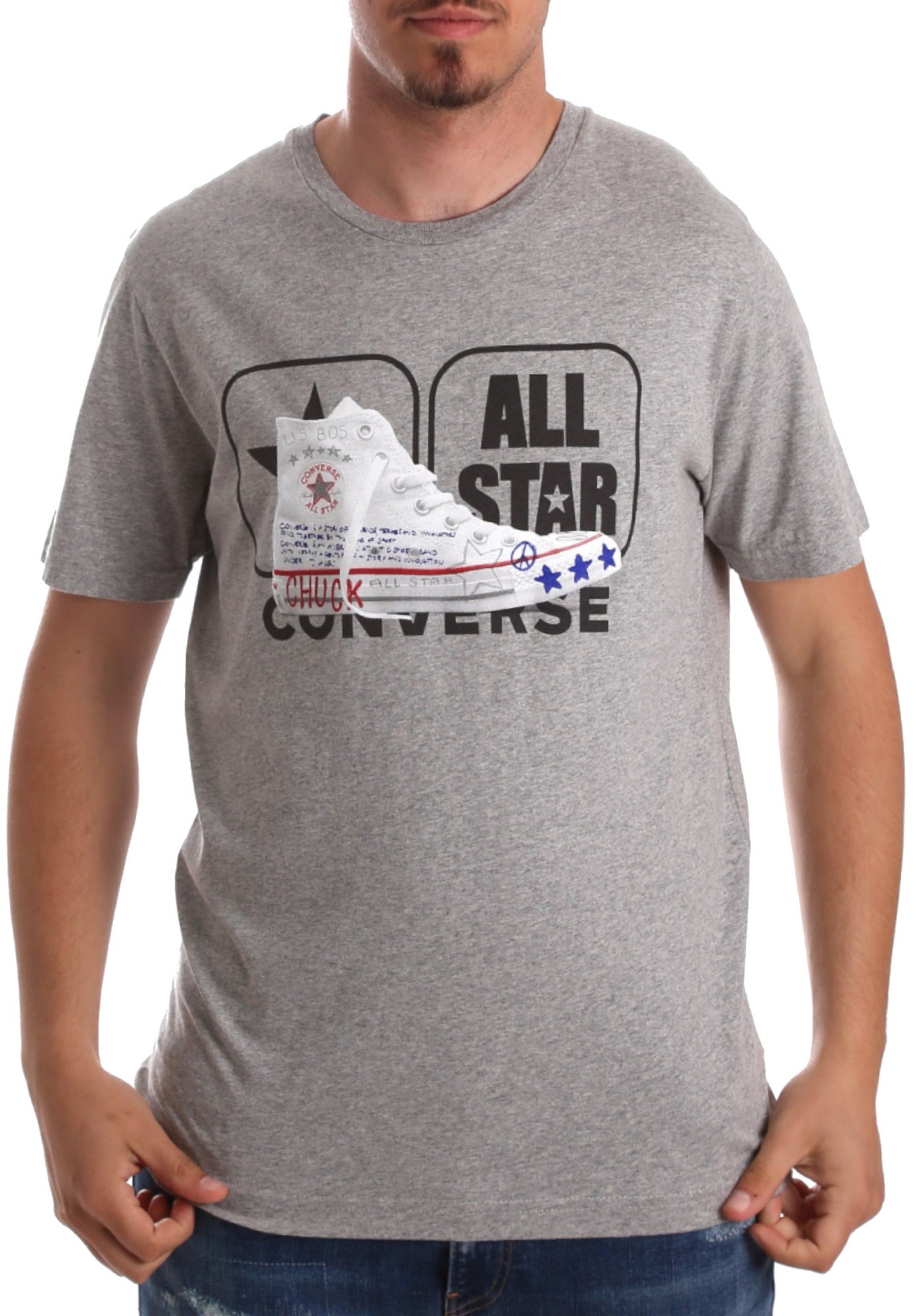 T-SHIRT E CANOTTE Grigio Converse