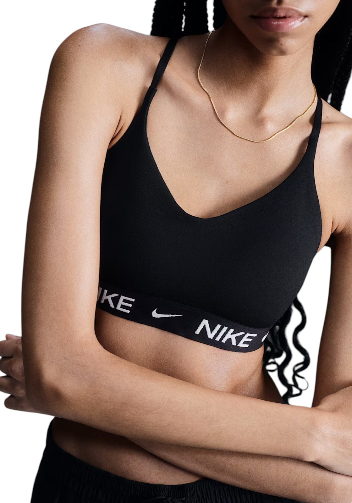 TOP PALESTRA Nero/bianco Nike
