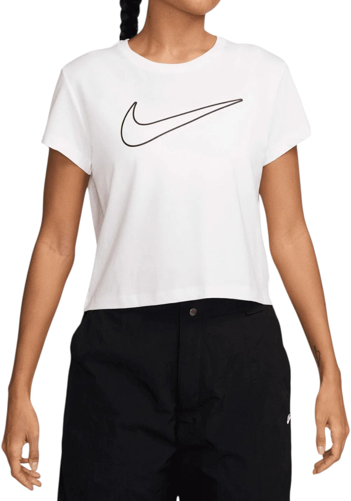 T-SHIRT E CANOTTE Bianco/nero Nike