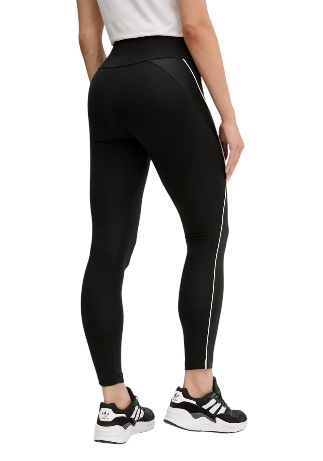 PANTALONI Nero/bianco Adidas