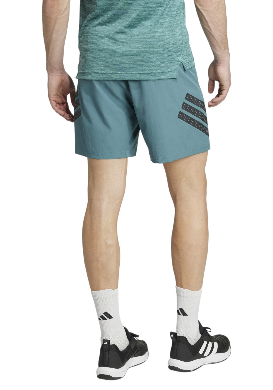 PANTALONCINI Verde/nero Adidas