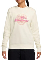 FELPE Bianco/rosa Nike