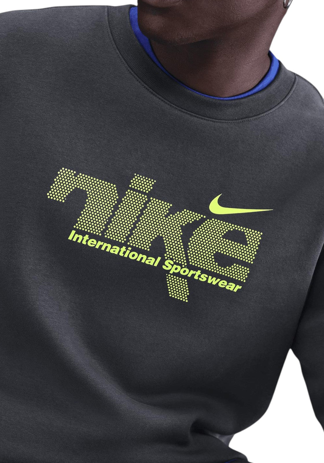 FELPE Grigio/verde Nike