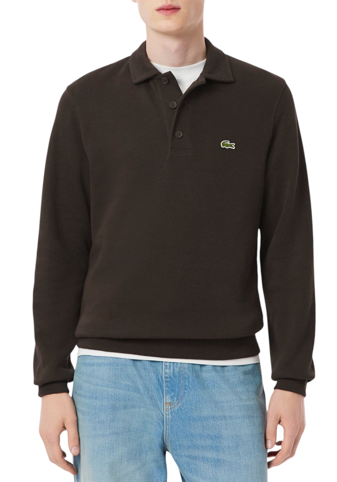 MAGLIONI E POLO Marrone Lacoste