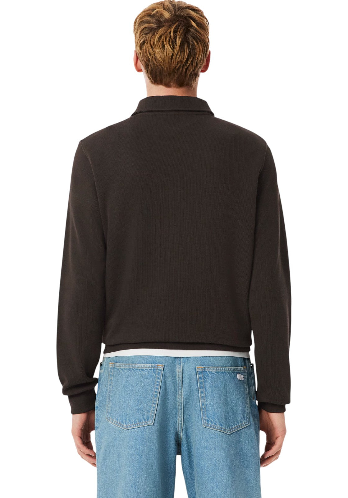 MAGLIONI E POLO Marrone Lacoste