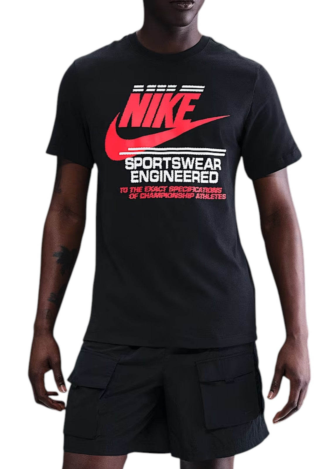 T-SHIRT E CANOTTE Nero/rosso Nike