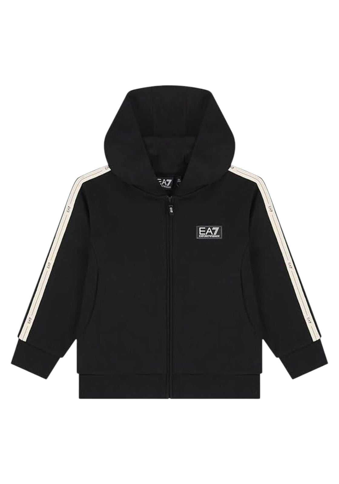 FELPE Nero/panna Ea7