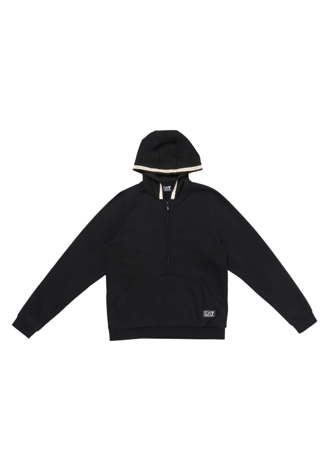 FELPE Nero/panna Ea7