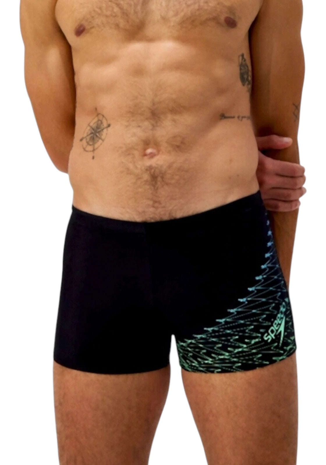 COSTUMI Nero/verde Speedo
