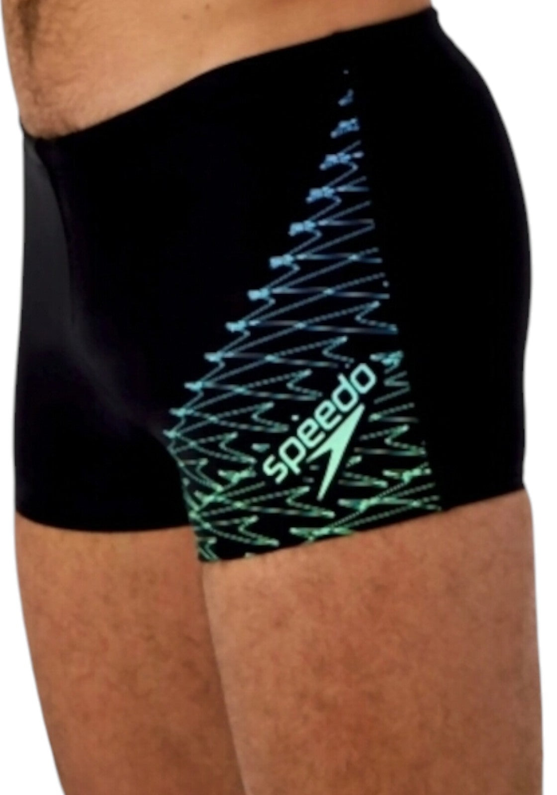 COSTUMI Nero/verde Speedo