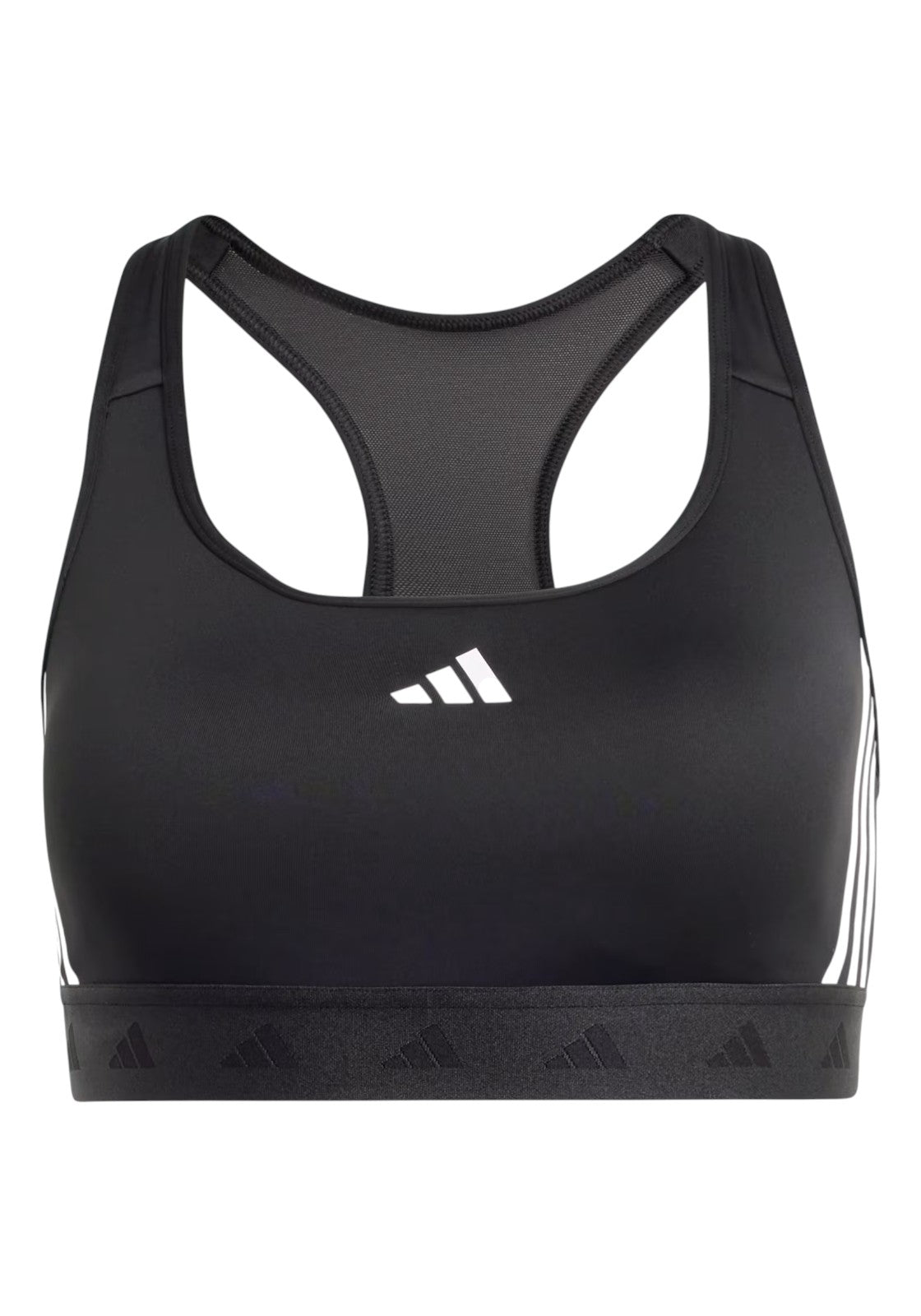 TOP PALESTRA Nero/bianco Adidas