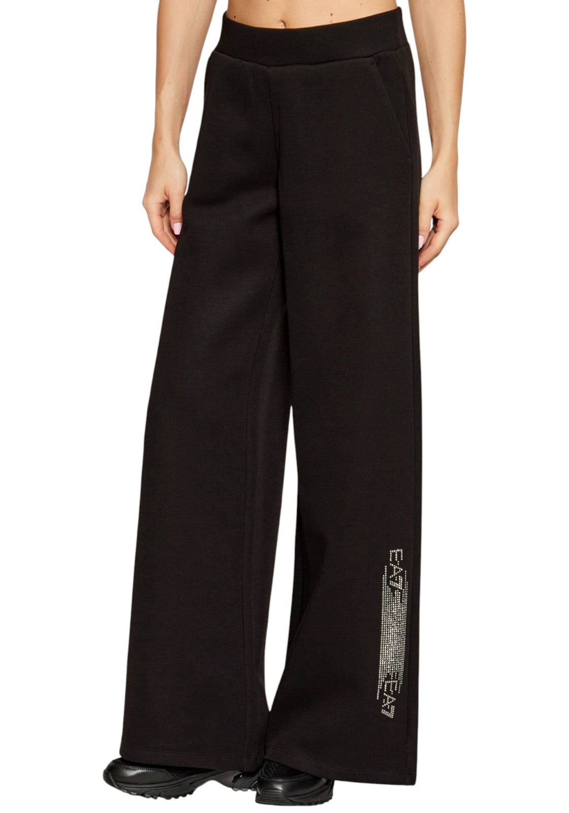 PANTALONI Nero/argento Ea7