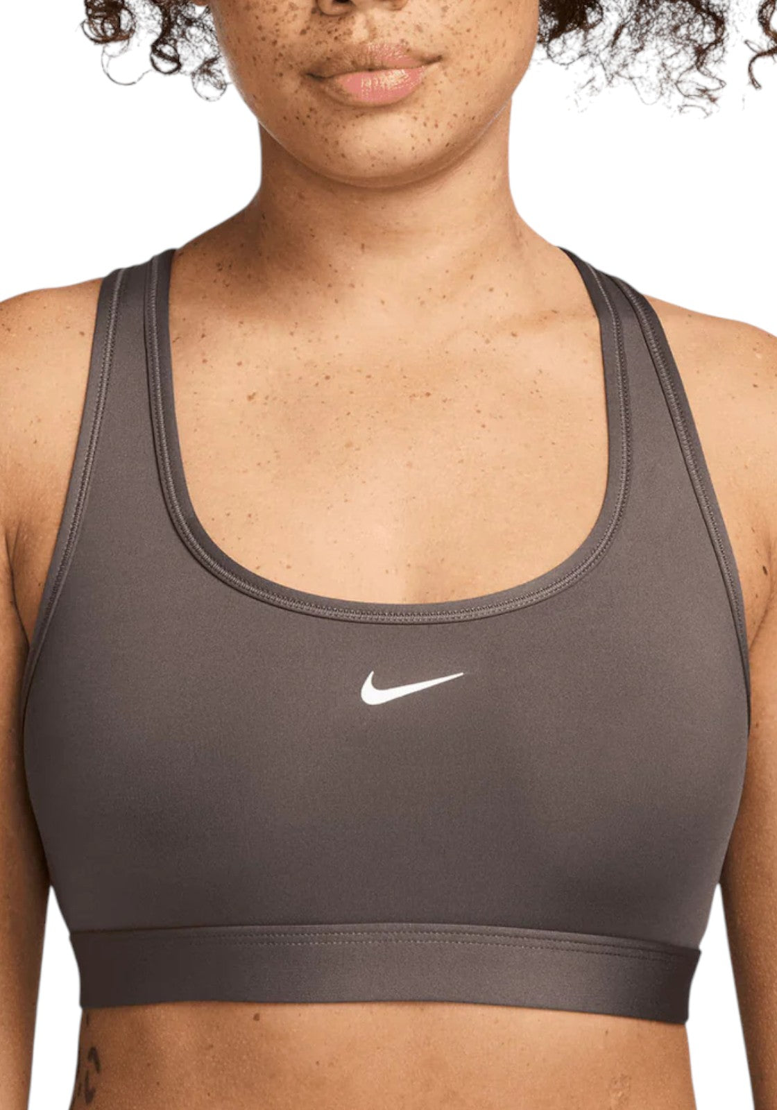 TOP PALESTRA Marrone Nike