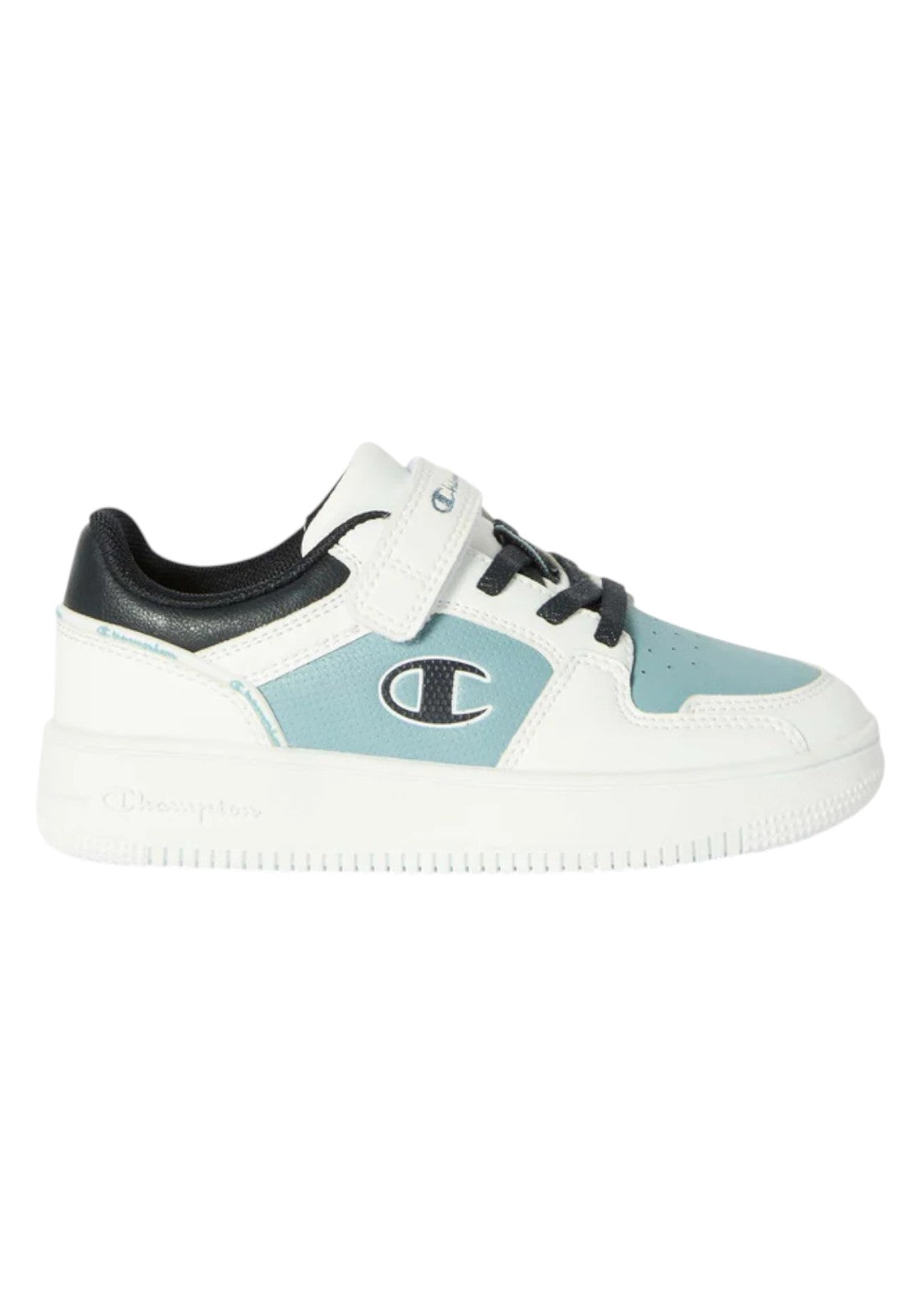 SCARPE Bianco/celeste Champion