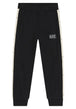 PANTALONI Nero/panna Ea7
