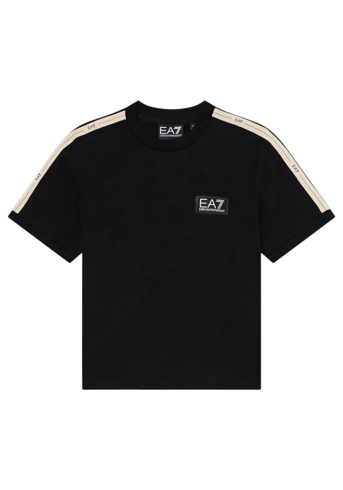 T-SHIRT E CANOTTE Nero/panna Ea7
