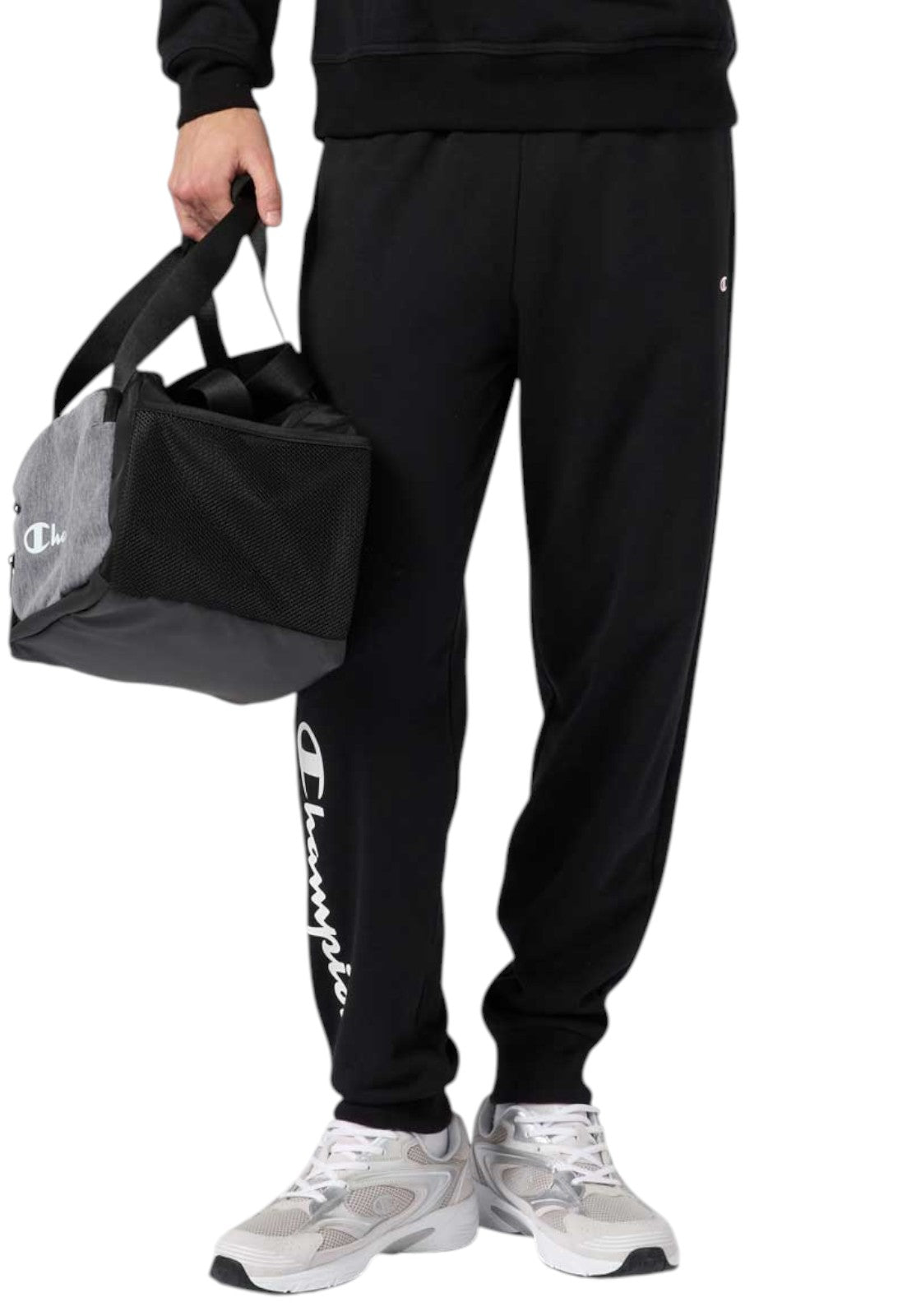 PANTALONI Nero/bianco Champion