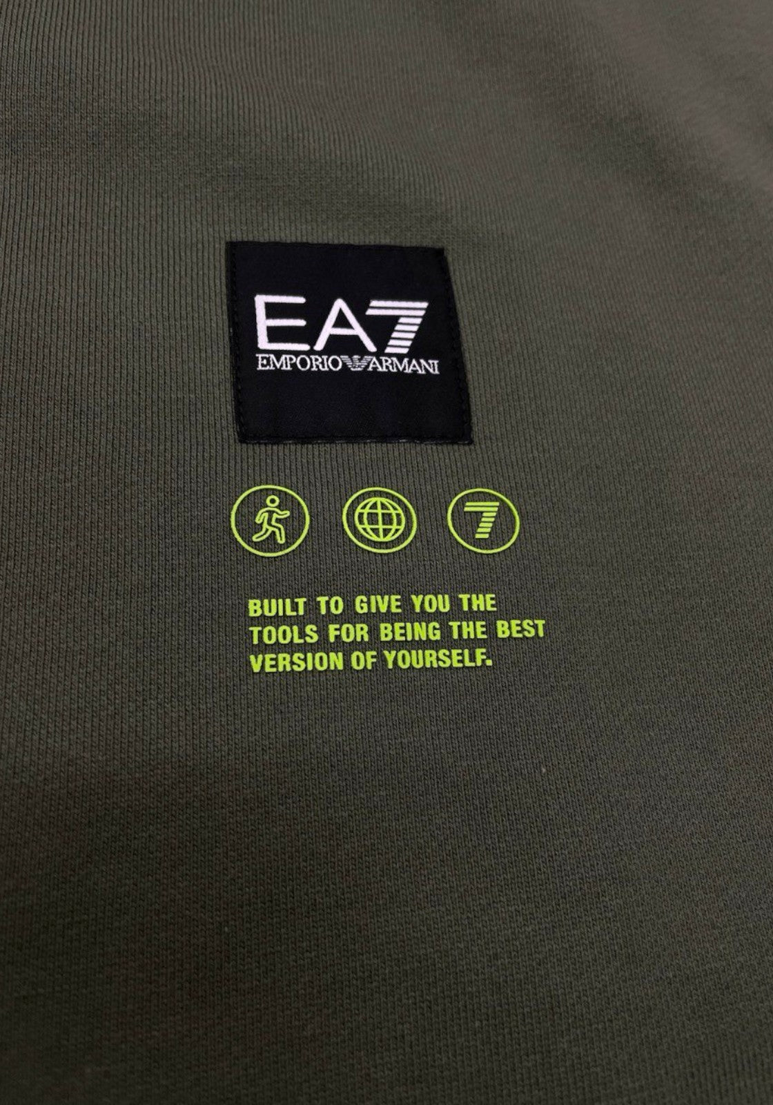 FELPE Verde/nero Ea7