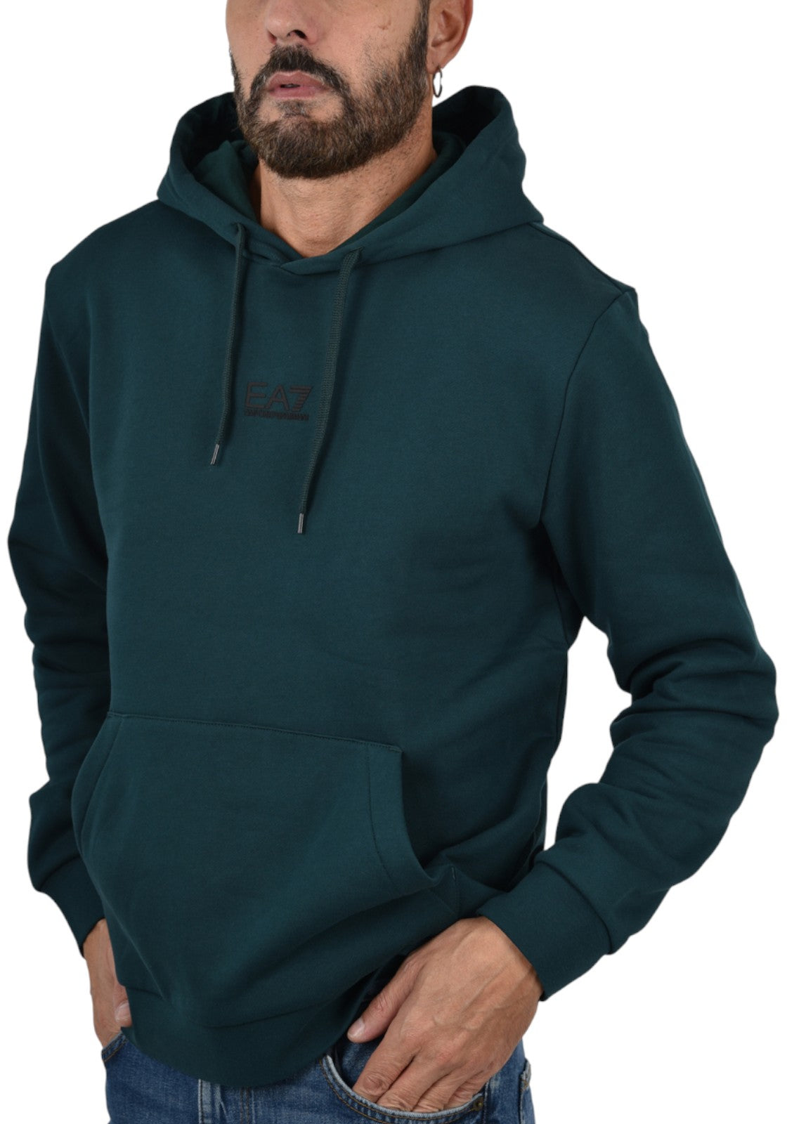 FELPE Verde Bottiglia Ea7