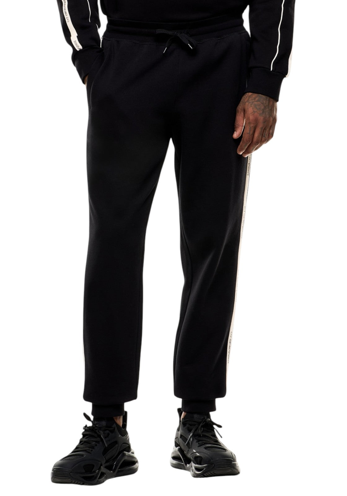 PANTALONI Nero/beige Ea7