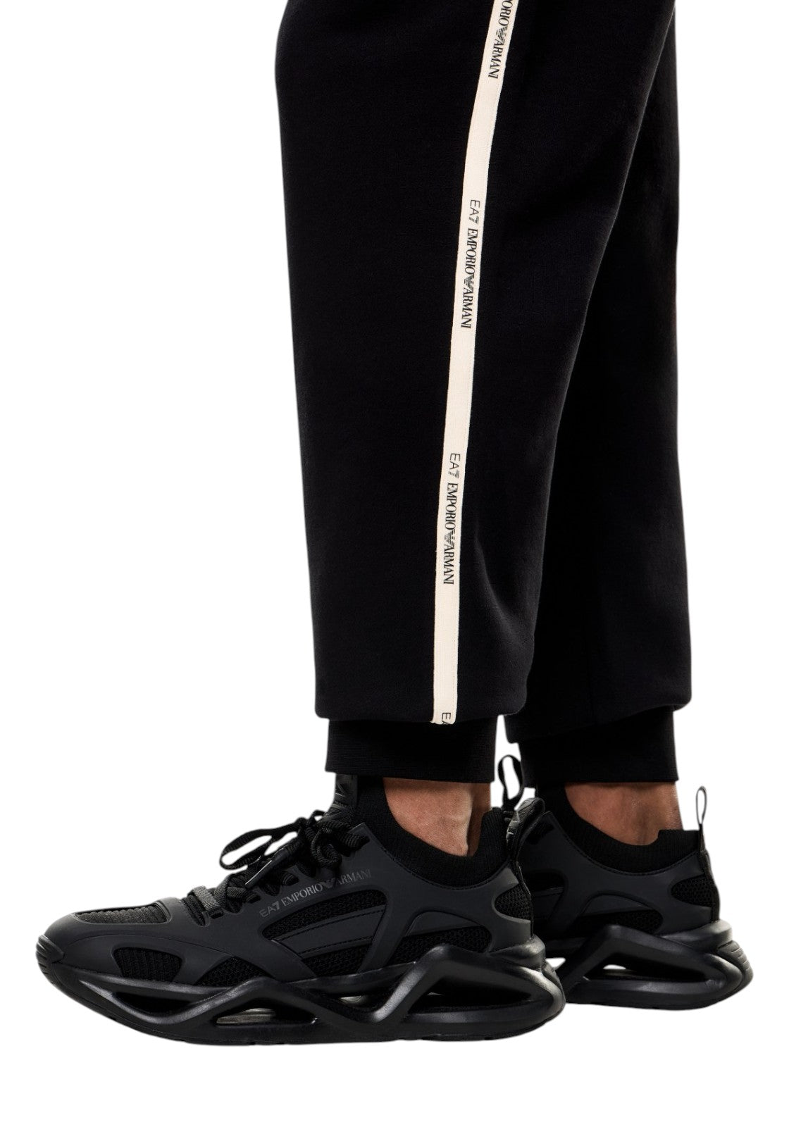 PANTALONI Nero/beige Ea7