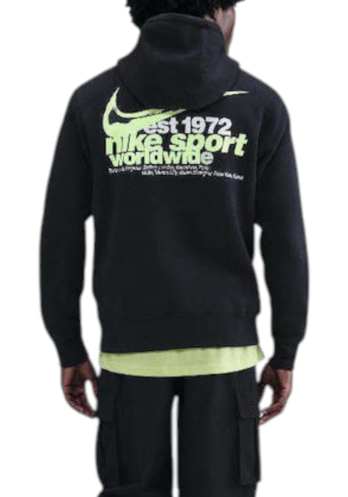 FELPE Nero/lime Nike