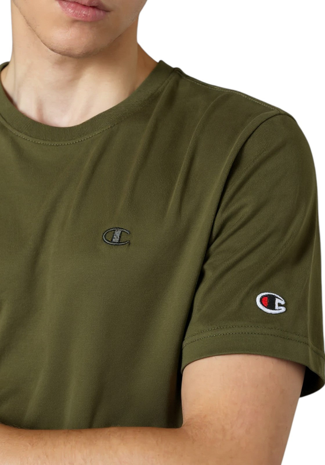 T-SHIRT E CANOTTE Verde Oliva Champion