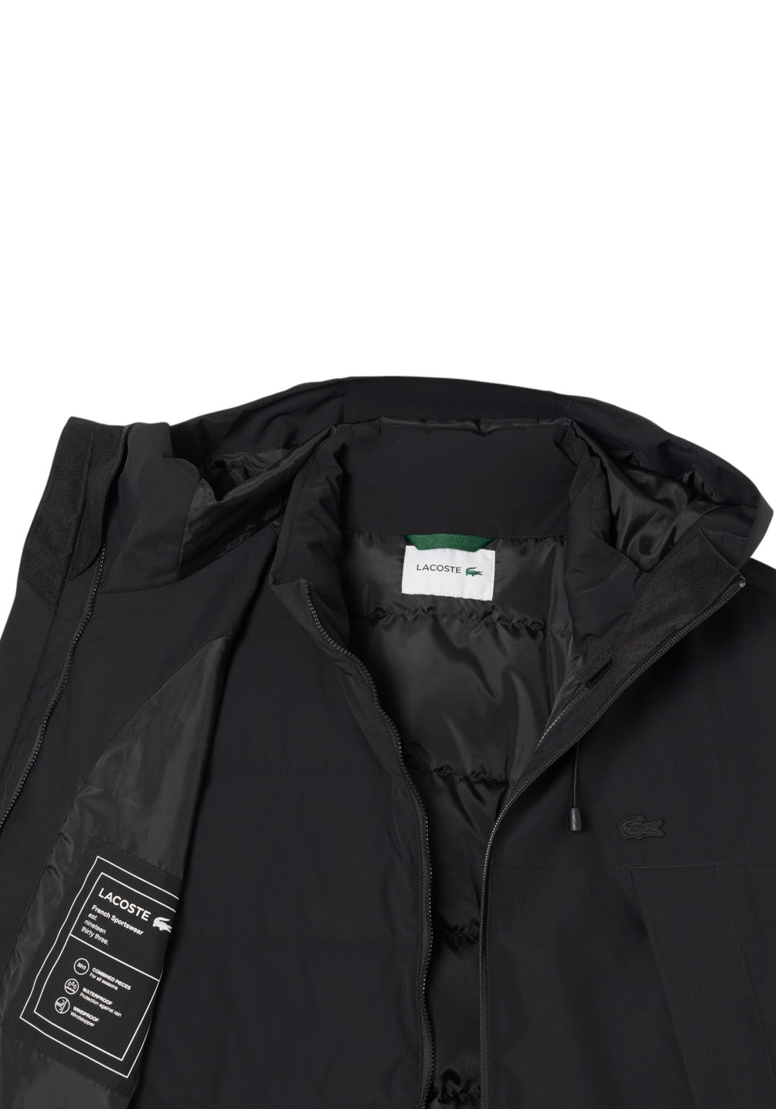 GIUBBINI E GIACCHE Nero Lacoste