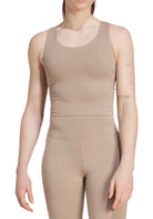 TOP PALESTRA Beige Adidas