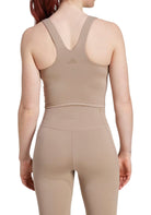 TOP PALESTRA Beige Adidas