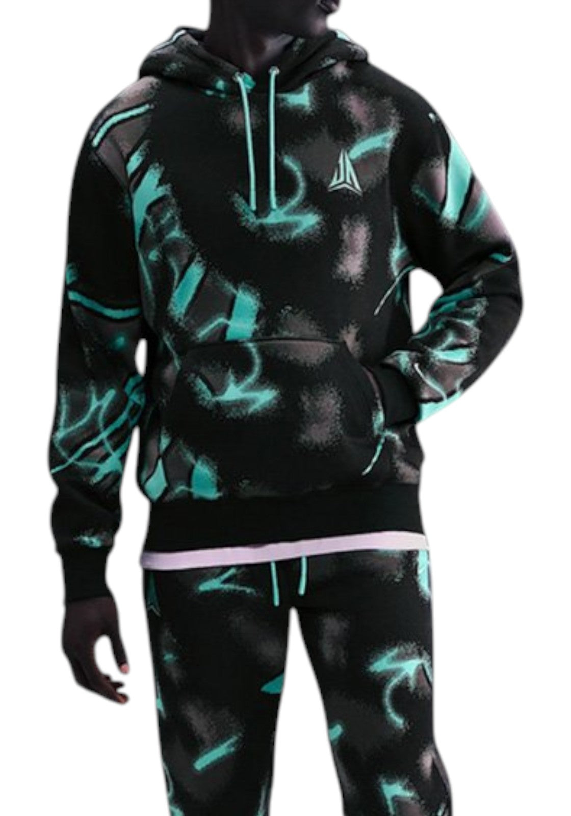 FELPE Nero/verde Nike