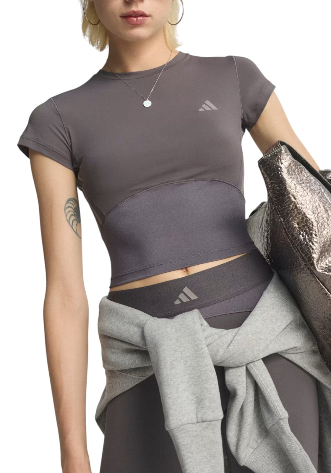 T-SHIRT E CANOTTE Grigio Adidas