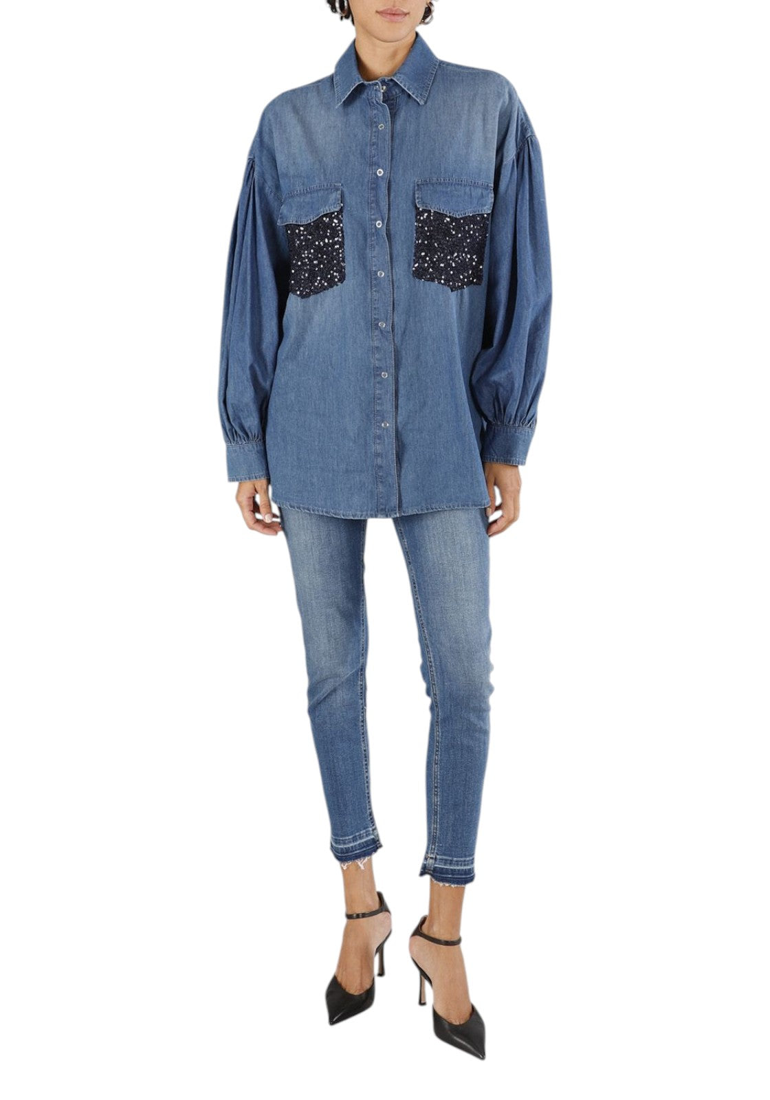 CAMICIE Denim Cafenoir