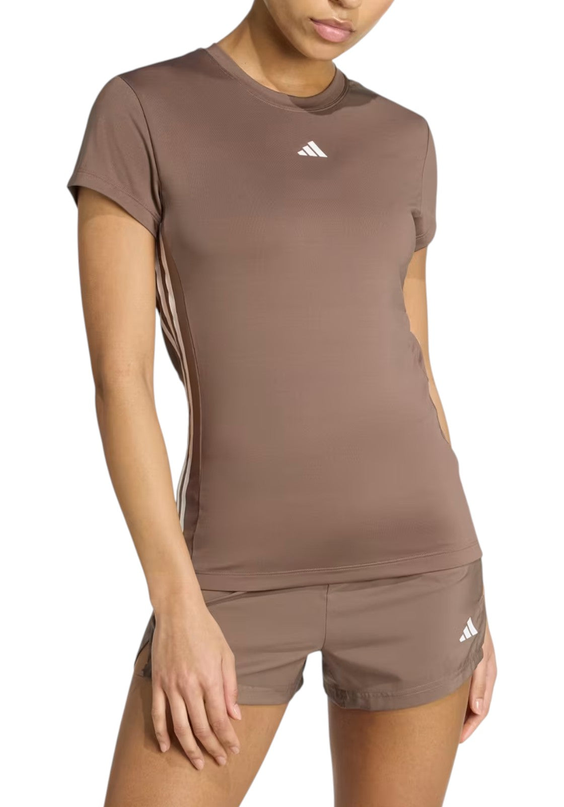 T-SHIRT E CANOTTE Marrone/bianco Adidas