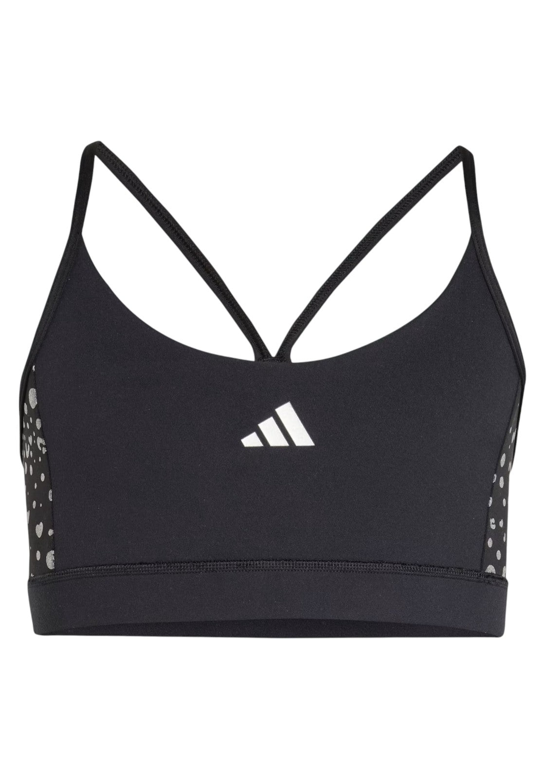TOP PALESTRA Nero/argento Adidas