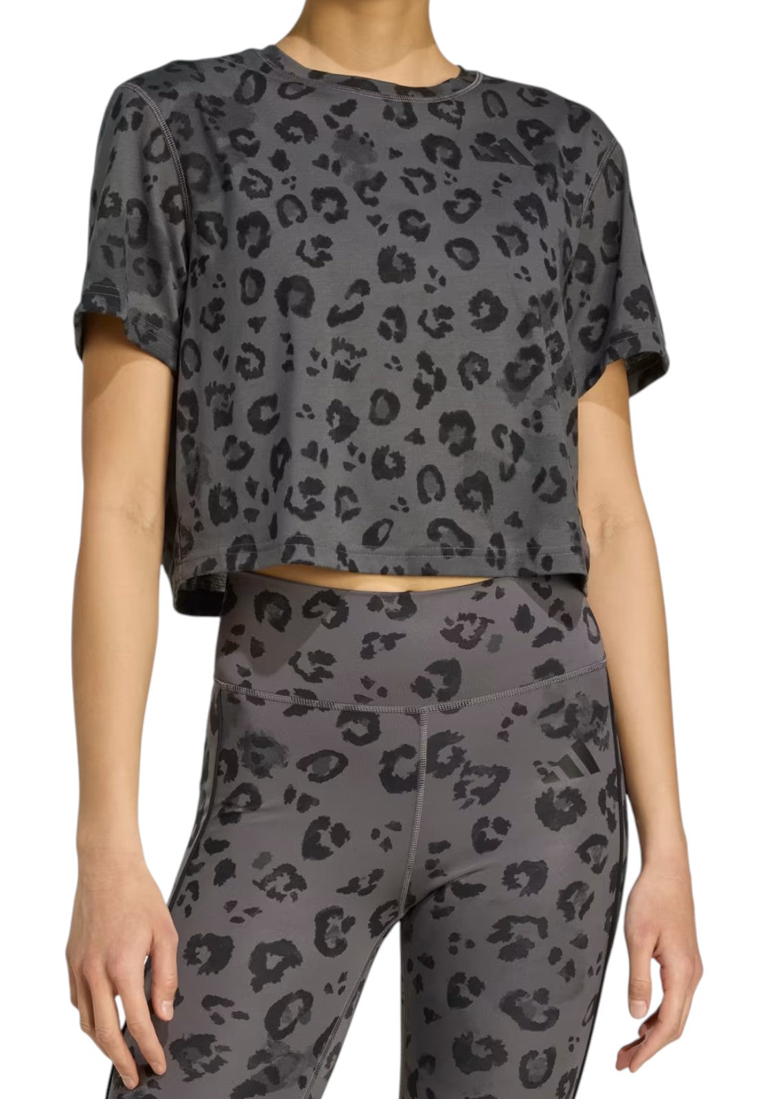 T-SHIRT E CANOTTE Animalier Nero Adidas