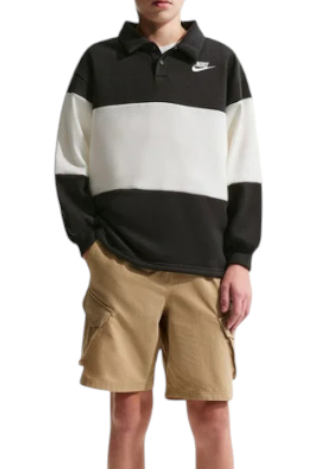 MAGLIONI E POLO Nero/bianco Nike