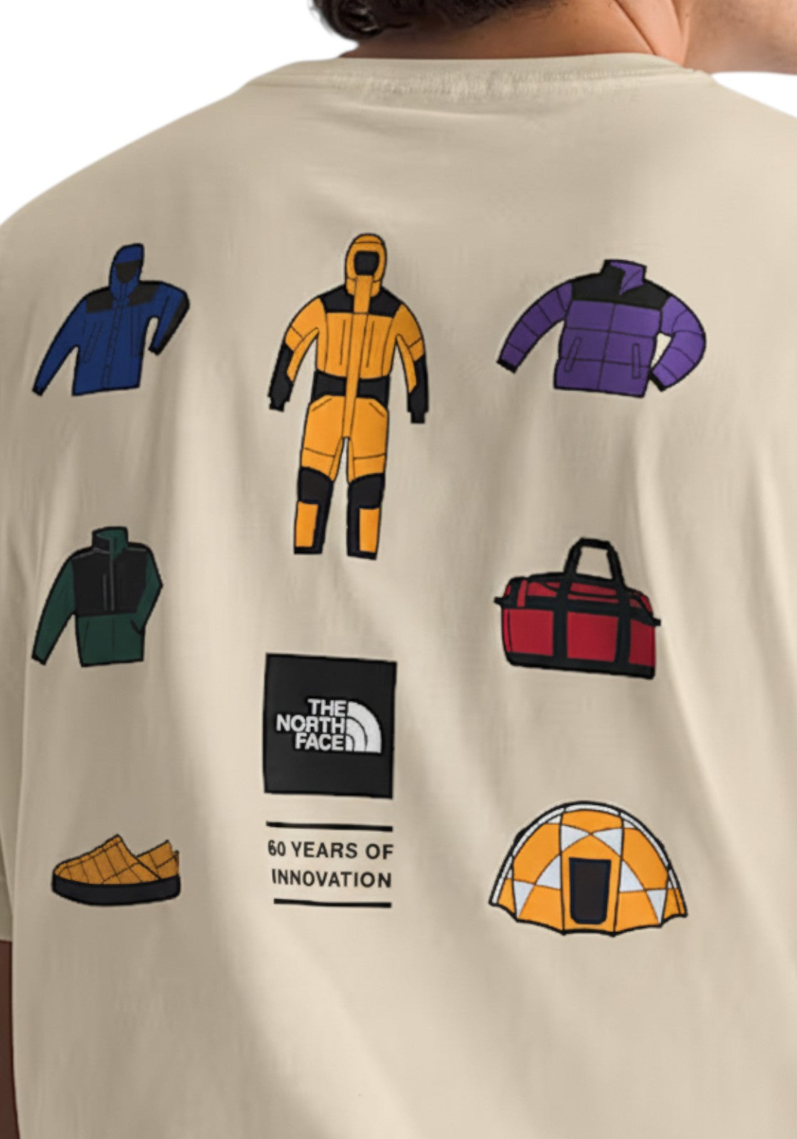 T-SHIRT E CANOTTE Beige The North Face